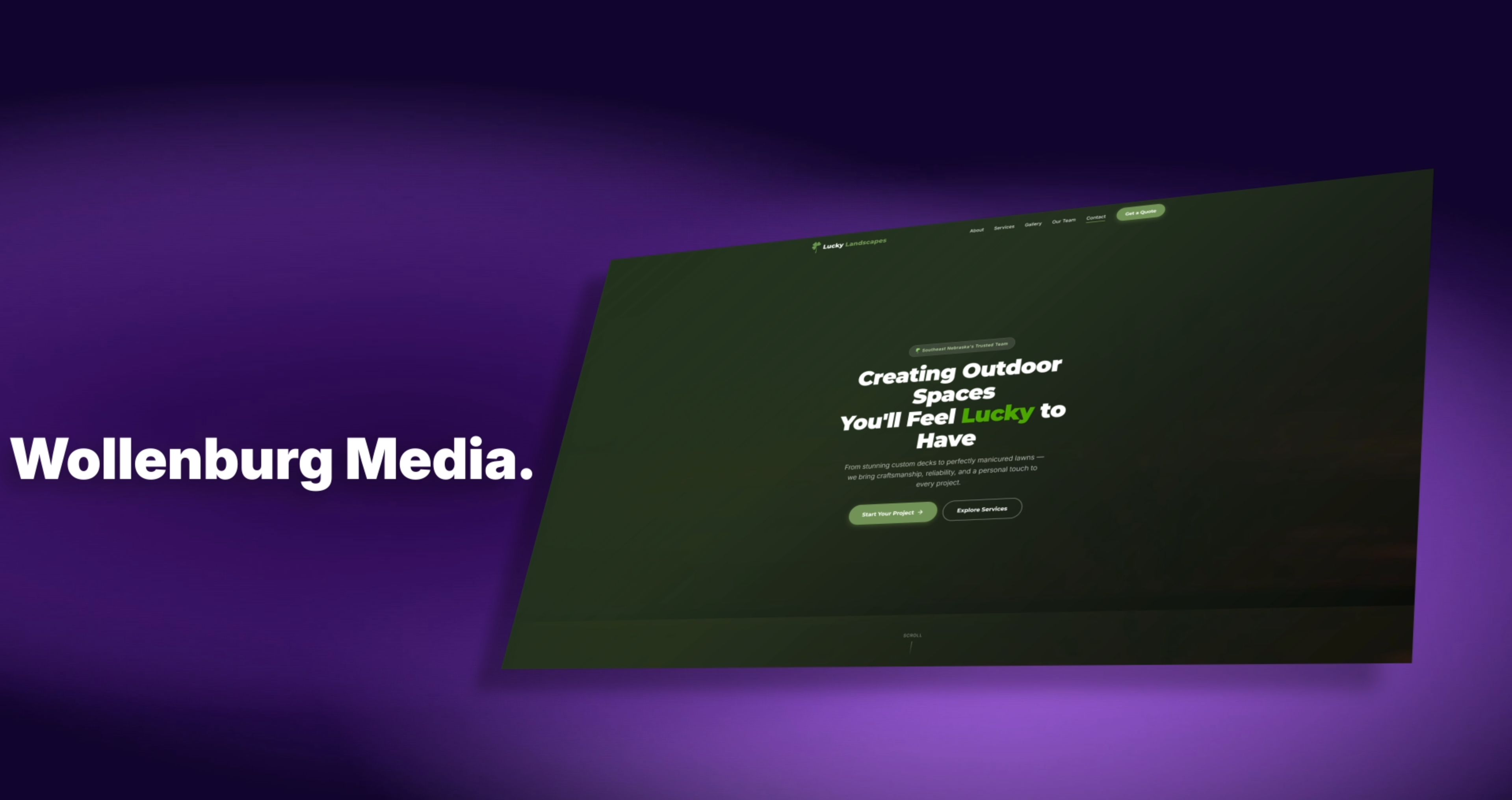 Lucky Landscapes Website