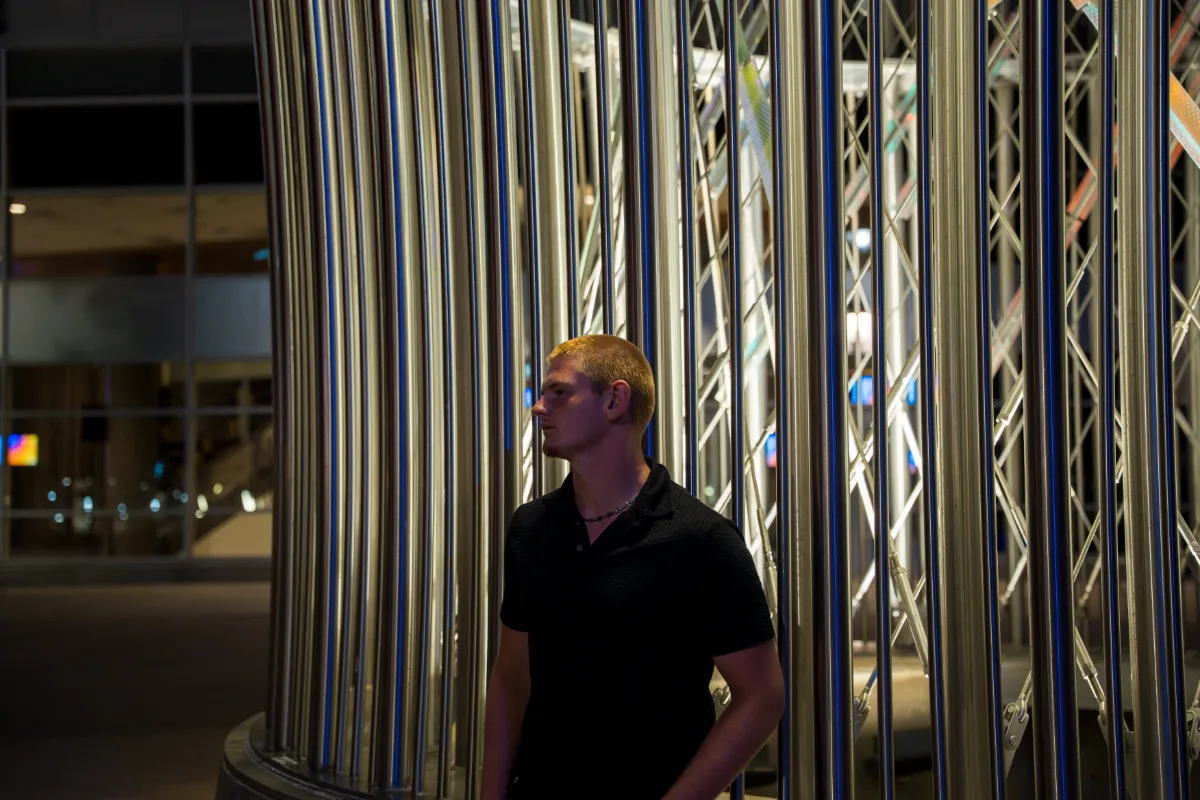 Creative concept portrait in Lincoln, Nebraska