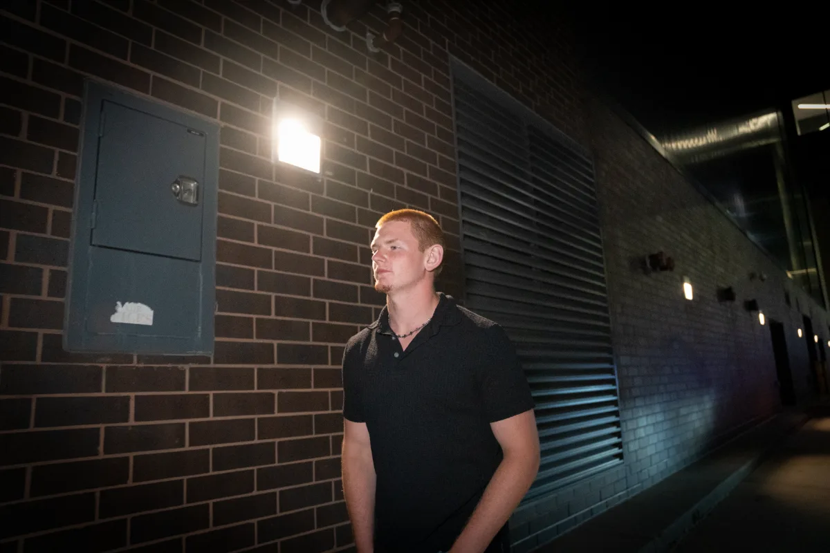 Creative concept portrait in Lincoln, Nebraska
