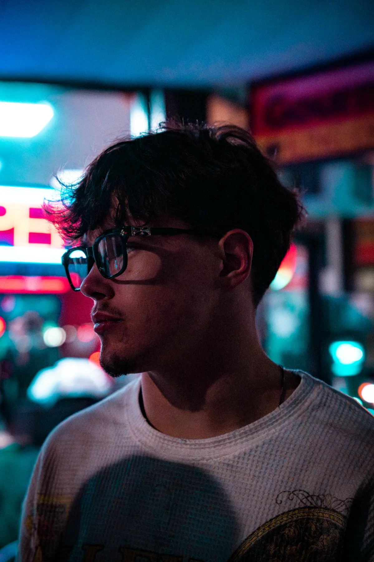 Creative concept portrait in Lincoln, Nebraska