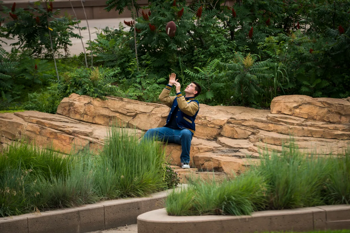 Senior portrait session in Lincoln, Nebraska