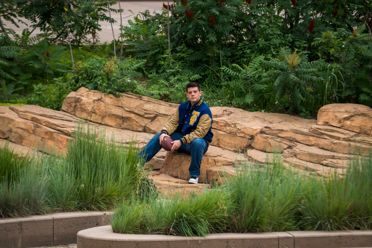 Senior portrait session in Lincoln, Nebraska