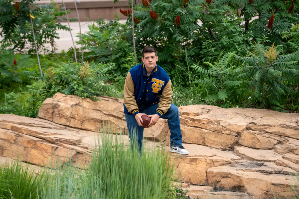 Senior portrait session in Lincoln, Nebraska