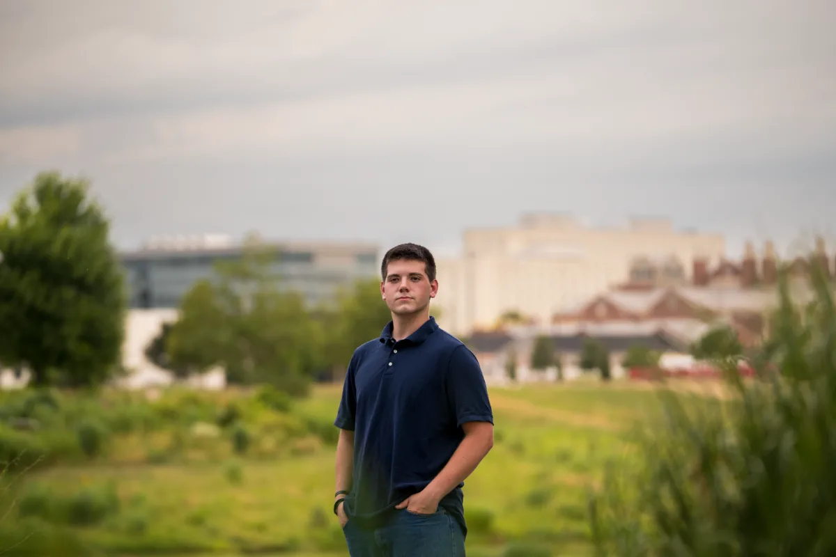Senior portrait session in Lincoln, Nebraska
