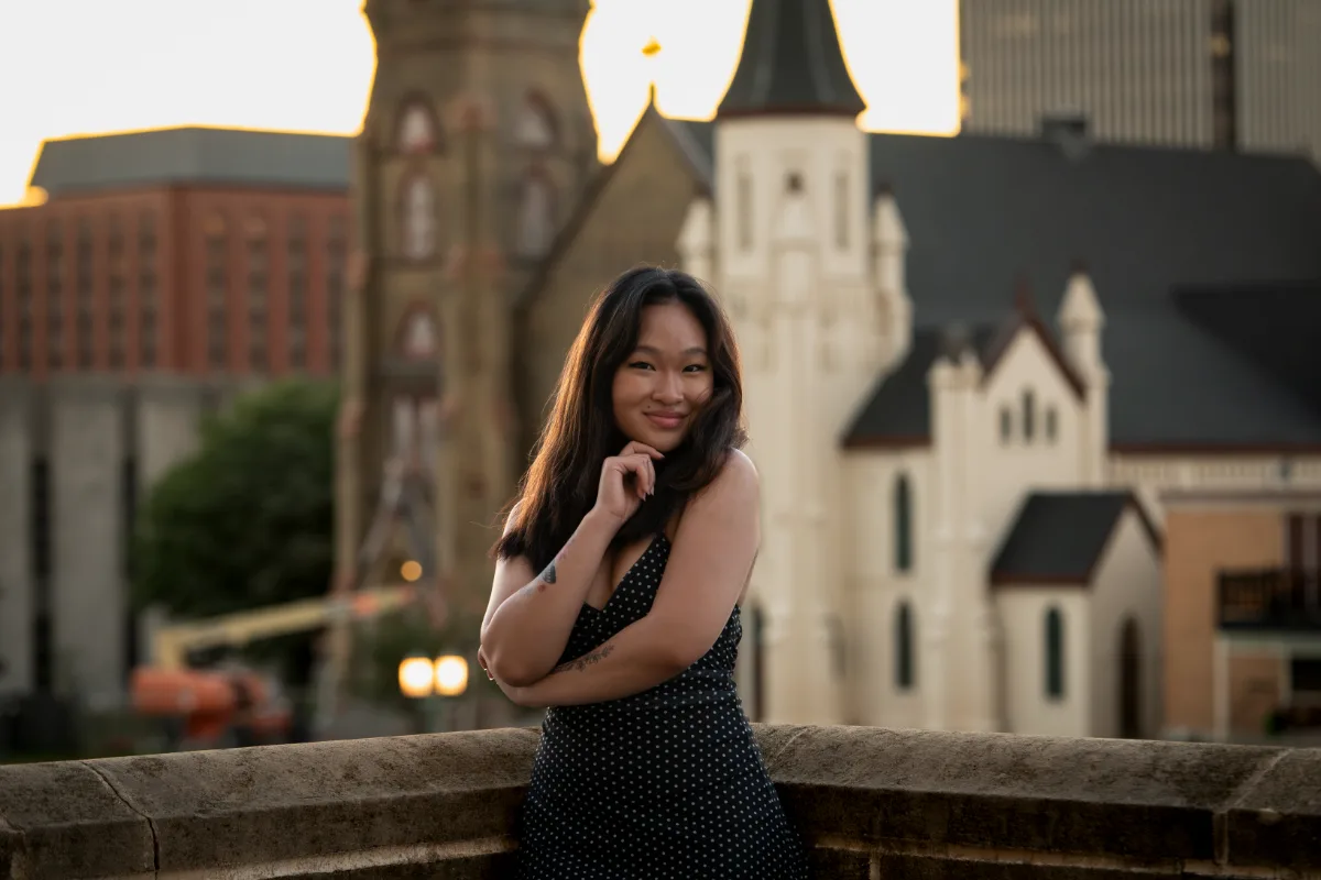 Senior portrait session in Lincoln, Nebraska
