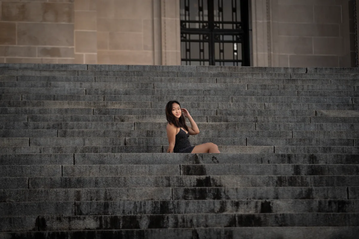Senior portrait session in Lincoln, Nebraska
