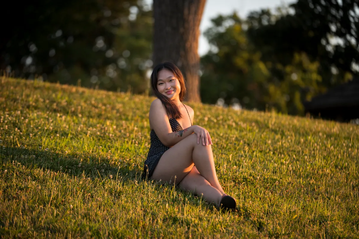 Senior portrait session in Lincoln, Nebraska