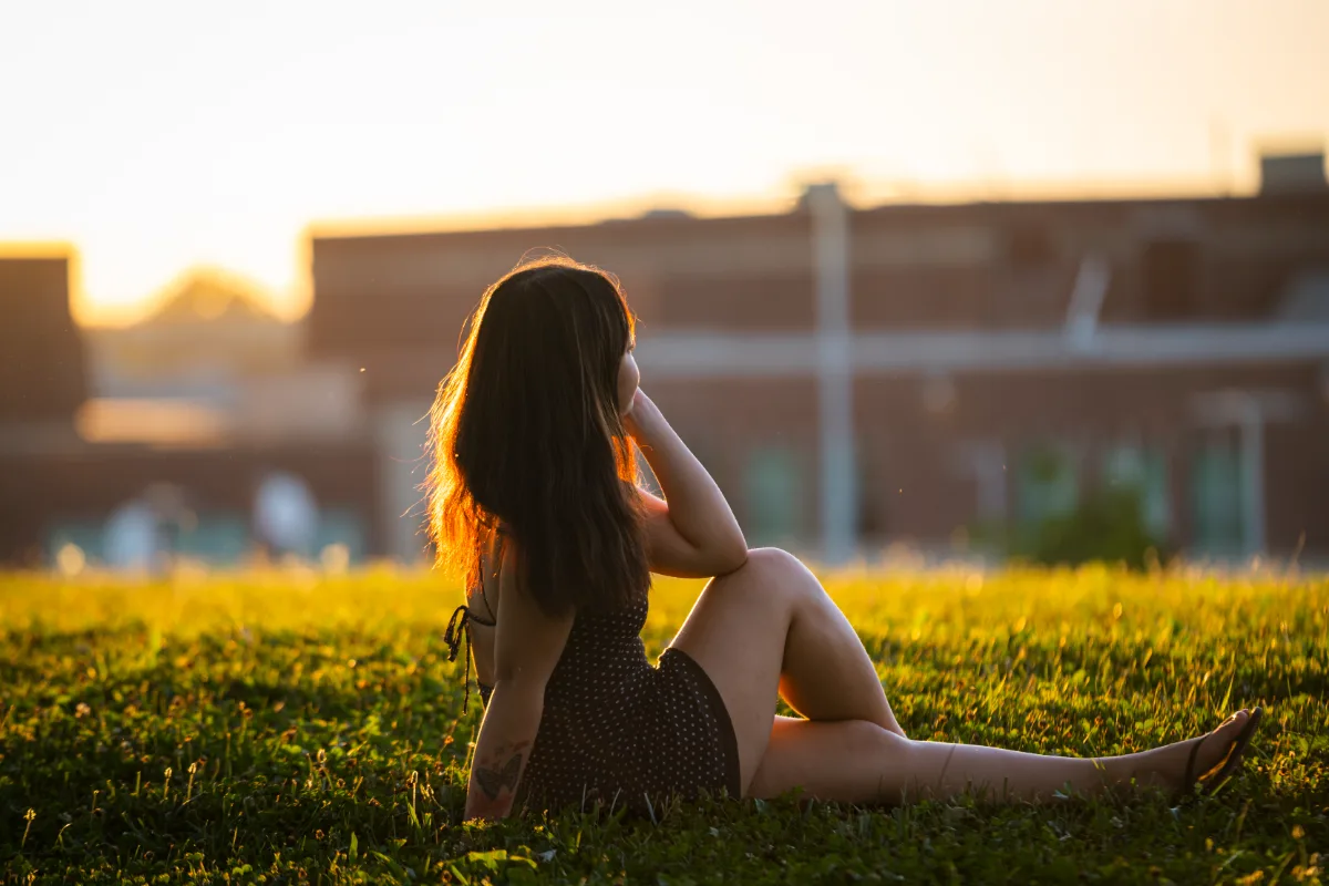 Senior portrait session in Lincoln, Nebraska
