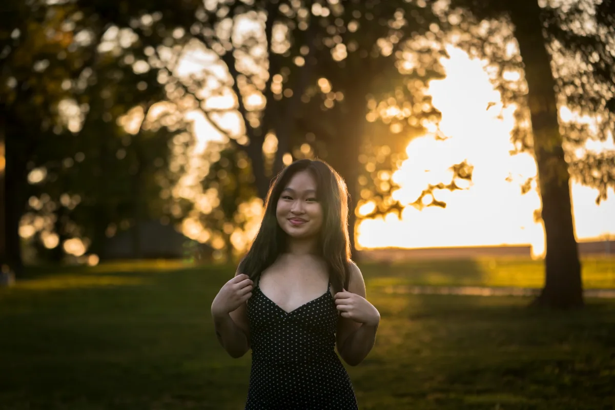 Senior portrait session in Lincoln, Nebraska